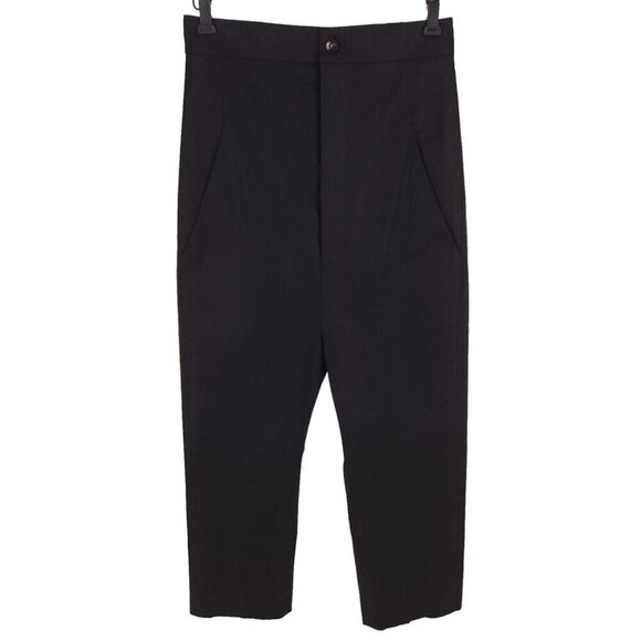 Rick Owens RUNWAY Dirt S/S 18 High Waisted Trousers 48 US 32 M Mens Black $1230 - Picture 2 of 12